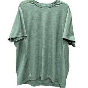 UNTUCKit Mens XXLarge Green Athletic Performance TShirt Casual Activewear F266